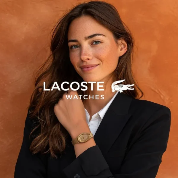 RELOJ LACOSTE PARISIENNE CORREA DE PIEL MUJER - Gold