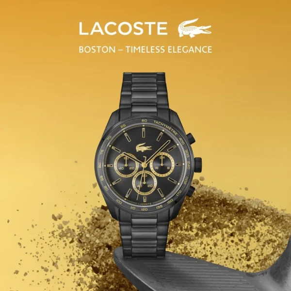 RELOJ LACOSTE 12.12 SCUBA CUARZO 43 MM HOMBRE - Negro