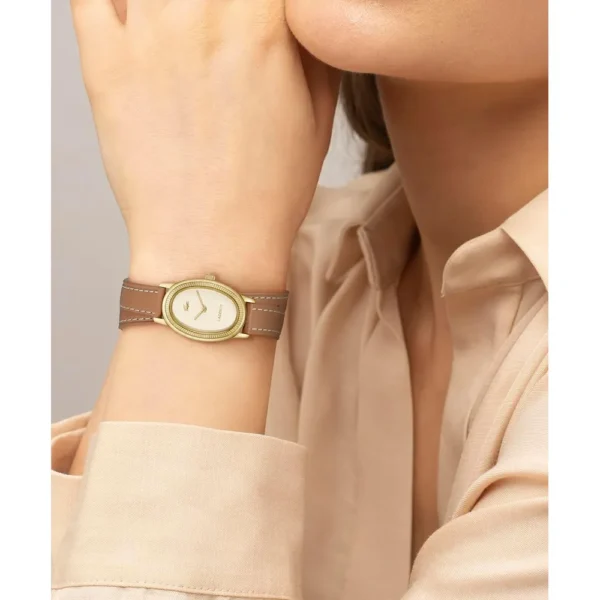 RELOJ LACOSTE PARISIENNE CORREA DE PIEL MUJER - TAN