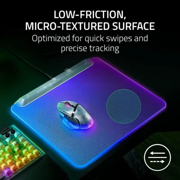 ALFOMBRILLA GAMER RAZER FIREFLY V2 PRO RGB| PHANTOM WHITE