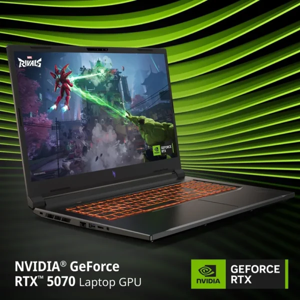 LAPTOP ACER NITRO V 17 AI 17.3″ RYZEN 7 RTX 5070 32GB 1TB | NEGRO