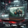 LAPTOP ACER NITRO V 17 AI 17.3″ RYZEN 7 RTX 5070 32GB 1TB | NEGRO