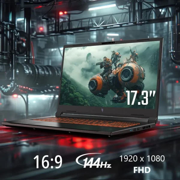 LAPTOP ACER NITRO V 17 AI 17.3″ RYZEN 7 RTX 5070 32GB 1TB | NEGRO