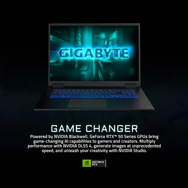 LAPTOP GIGABYTE GAMING A18 18″ RYZEN 7 RTX 5070 32GB 1TB | ACERO NEGRO