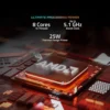 LAPTOP GIGABYTE GAMING A18 18″ RYZEN 7 RTX 5060 32GB 1TB | ACERO NEGRO