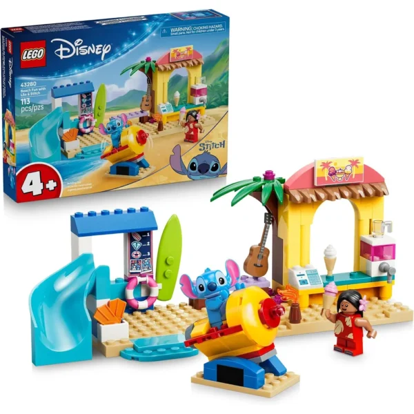 b0g2ss5vvv_0.webp LEGO DIVERSIÓN EN LA PLAYA CON LILO Y STITCH DISNEY 43280