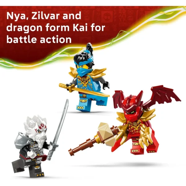 LEGO ZILVAR Y GRIMTAK LA BESTIA DRAGÓN NINJAGO 71863
