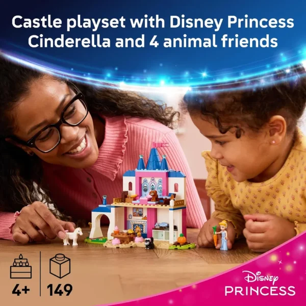 LEGO CASTILLO DE CENICIENTA Y SUS AMIGOS ANIMALES DISNEY PRINCESS 43283