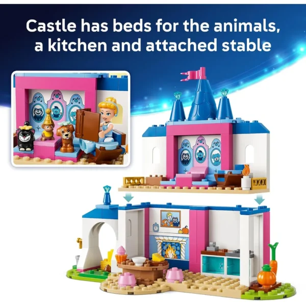 LEGO CASTILLO DE CENICIENTA Y SUS AMIGOS ANIMALES DISNEY PRINCESS 43283