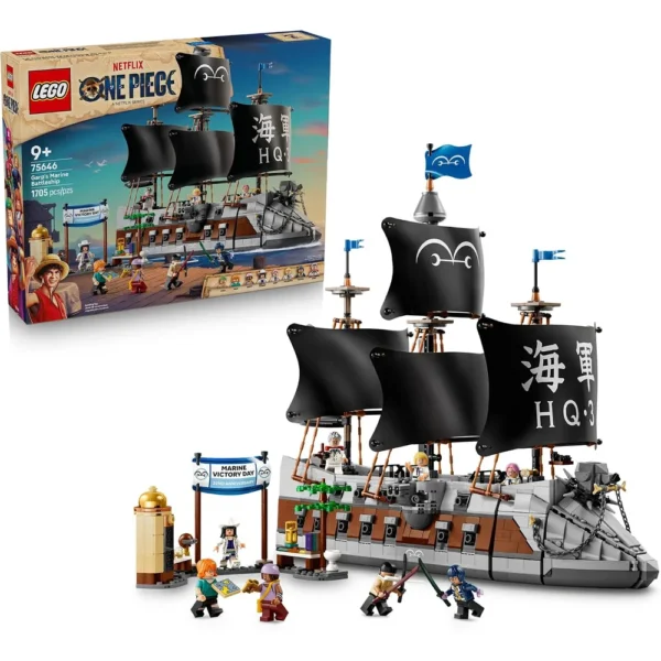 b0g2szypwj_0.webp LEGO BUQUE DE GUERRA DE LA MARINA DE GARP ONE PIECE 75646
