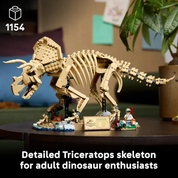 LEGO FÓSILES DE DINOSAURIOS TRICERATOPS JURASSIC WORLD 77985
