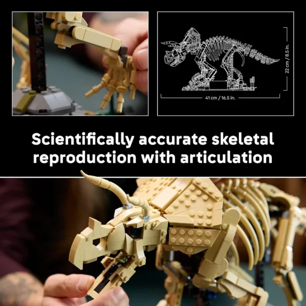 LEGO FÓSILES DE DINOSAURIOS TRICERATOPS JURASSIC WORLD 77985