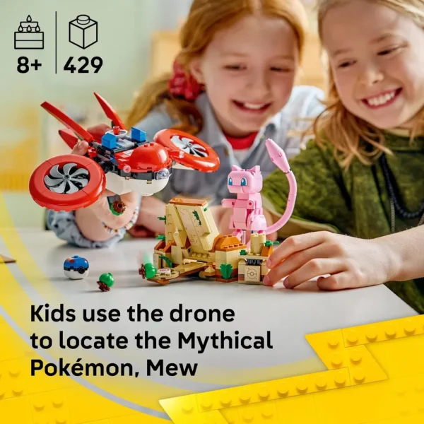 LEGO DRON BUSQUEDA DEL MÍTICO MEW POKÉMON SMART PLAY 72161