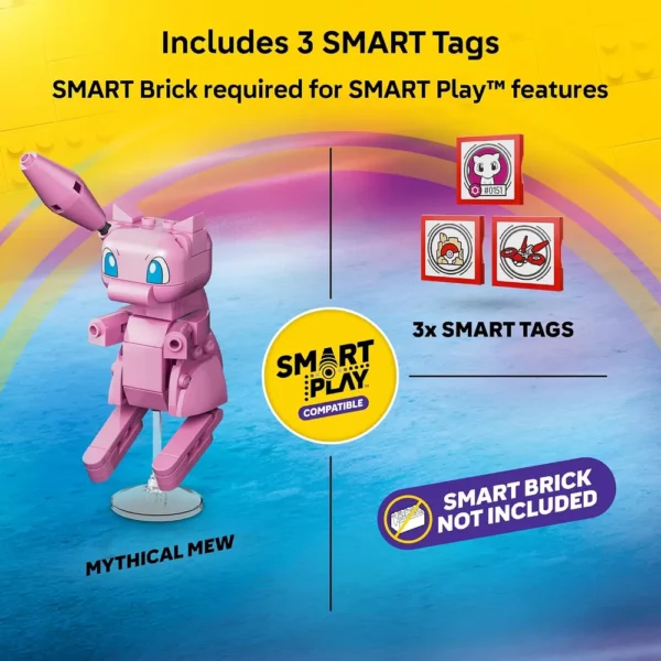 LEGO DRON BUSQUEDA DEL MÍTICO MEW POKÉMON SMART PLAY 72161