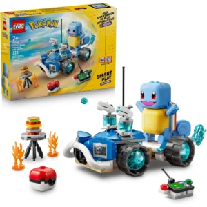 LEGO AVENTURA EN BUGGY DEL ENTRENADOR CON SQUIRTLE POKÉMON SMART PLAY 72156