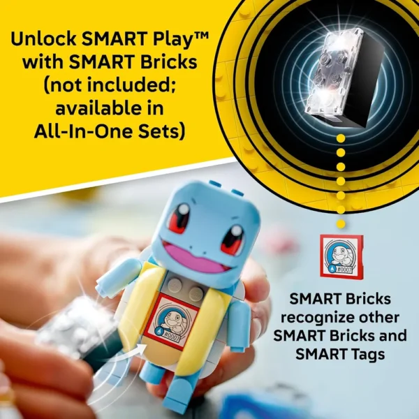 LEGO AVENTURA EN BUGGY DEL ENTRENADOR CON SQUIRTLE POKÉMON SMART PLAY 72156