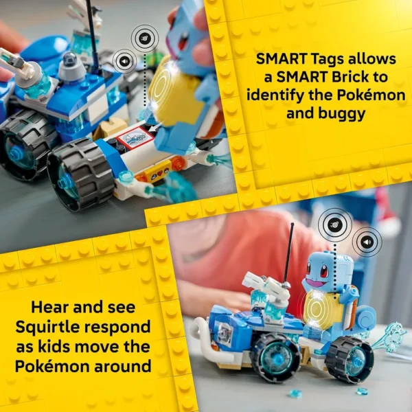 LEGO AVENTURA EN BUGGY DEL ENTRENADOR CON SQUIRTLE POKÉMON SMART PLAY 72156