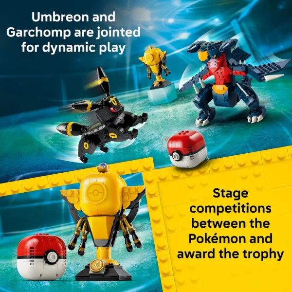 LEGO BATALLA POR EL CAMPEONATO DE UMBREON CONTRA GARCHOMP POKÉMON SMART PLAY 72165