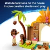 LEGO CASA Y BARCO DE LA ALDEA DE MOANA DISNEY 43282