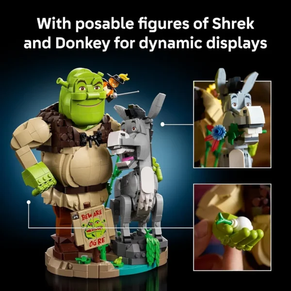 LEGO SHREK, BURRO Y GATO CON BOTAS SHREK 72423