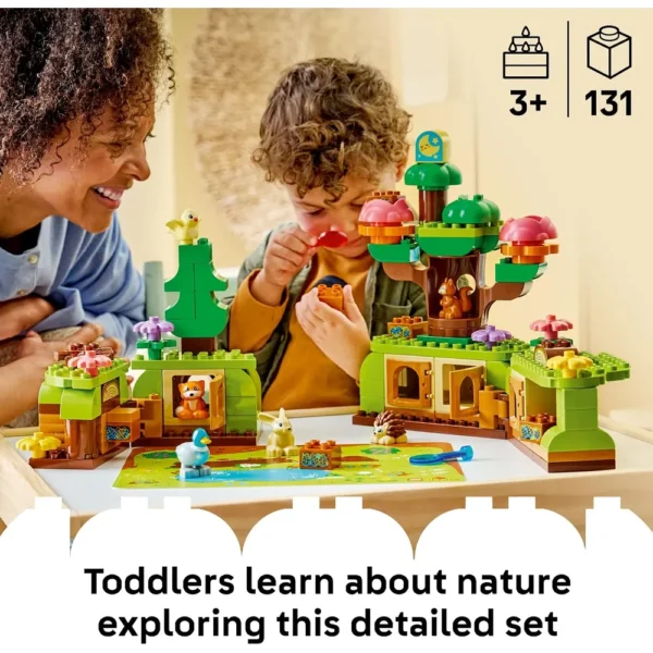 b0g2t2mzsw_1.webp LEGO BOSQUE DE EXPLORACIÓN CON ANIMALES SALVAJES DUPLO TOWN 10480