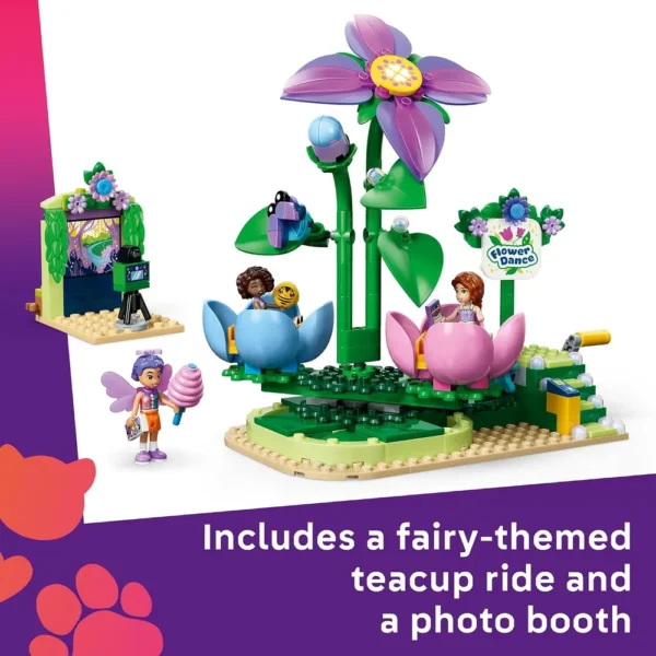 LEGO ATRACCIÓN DE TAZAS DE TÉ GIRATORIAS CON FLORES Y HADAS FRIENDS 42702