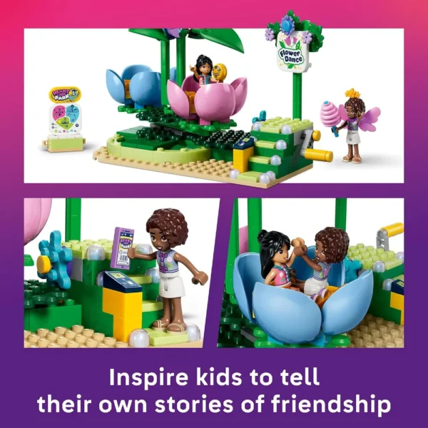 LEGO ATRACCIÓN DE TAZAS DE TÉ GIRATORIAS CON FLORES Y HADAS FRIENDS 42702