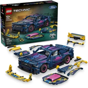 LEGO GARAJE PERSONALIZADO CON FORD MUSTANG GT TECHNIC 42236