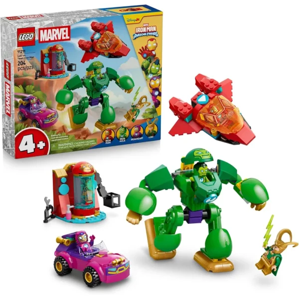 LEGO LOKI CONTRA EL EQUIPO IRON MAN IRON MAN Y SUS INCREÍBLES AMIGOS MARVEL 11211