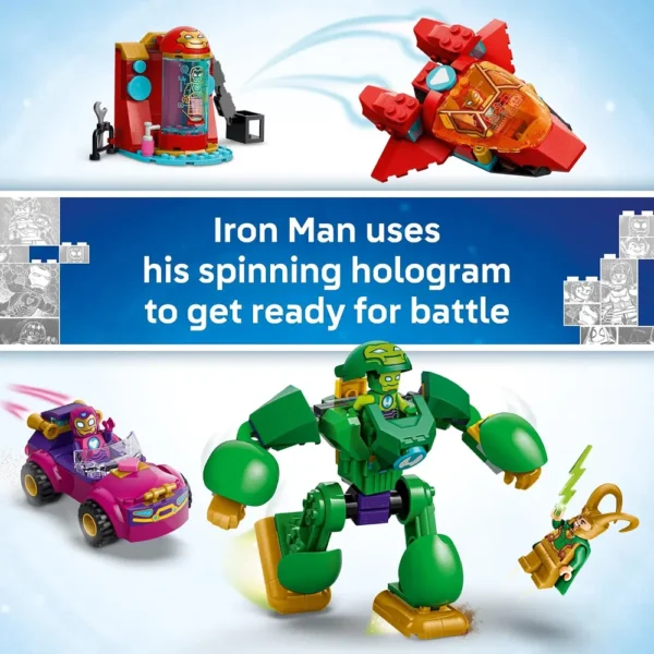 LEGO LOKI CONTRA EL EQUIPO IRON MAN IRON MAN Y SUS INCREÍBLES AMIGOS MARVEL 11211