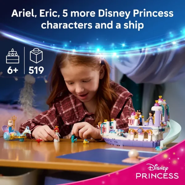 LEGO BARCO DE BODA REAL DE ARIEL DISNEY PRINCESS 43299