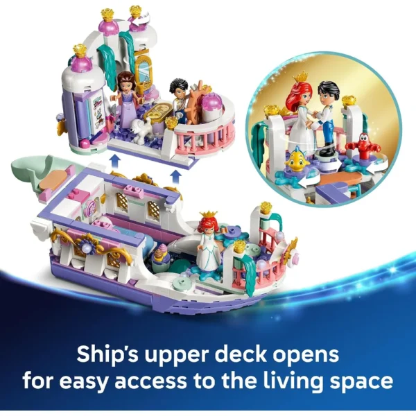 LEGO BARCO DE BODA REAL DE ARIEL DISNEY PRINCESS 43299