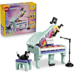 LEGO PIANO CON GATO DECORATIVO MUSICAL CREATOR 3 IN 1 31392