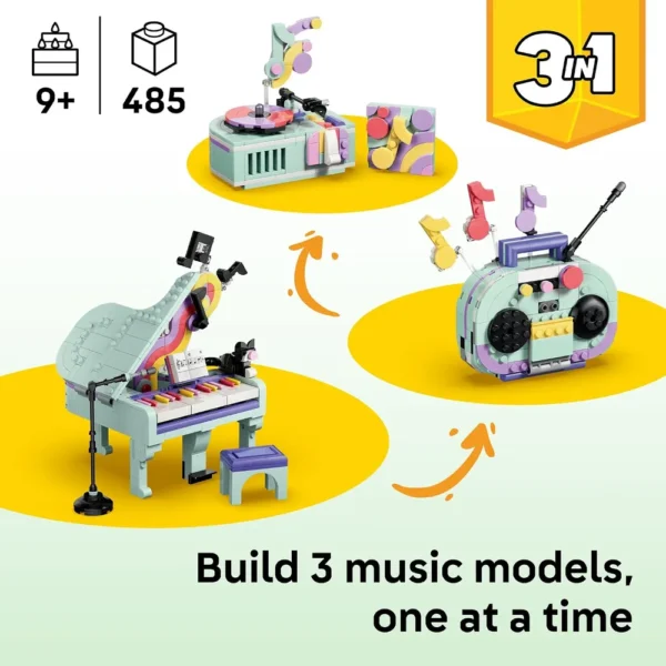 b0g2t3s9rn_1.webp LEGO PIANO CON GATO DECORATIVO MUSICAL CREATOR 3 IN 1 31392