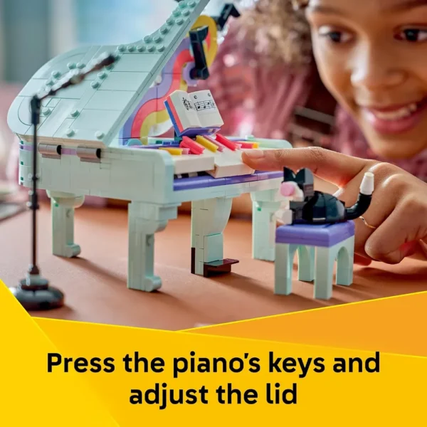 b0g2t3s9rn_3.webp LEGO PIANO CON GATO DECORATIVO MUSICAL CREATOR 3 IN 1 31392