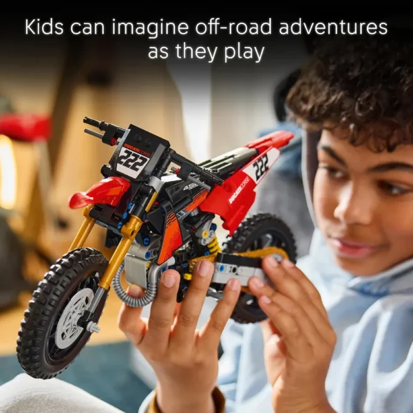 LEGO MOTOCICLETA DUCATI DESMO450 MX FACTORY TECHNIC 42238