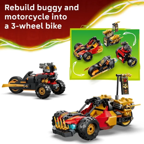 b0g2t3vbkl_2.webp LEGO VEHÍCULOS COMBINABLES DE KAI Y COLE NINJAGO 71864