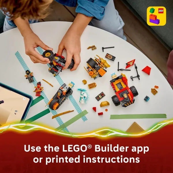 b0g2t3vbkl_5.webp LEGO VEHÍCULOS COMBINABLES DE KAI Y COLE NINJAGO 71864