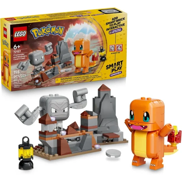 b0g2t3w536_0.webp LEGO ENFRENTAMIENTO EN LA CAVERNA DE CHARMANDER Y GEODUDE POKÉMON SMART PLAY 72157
