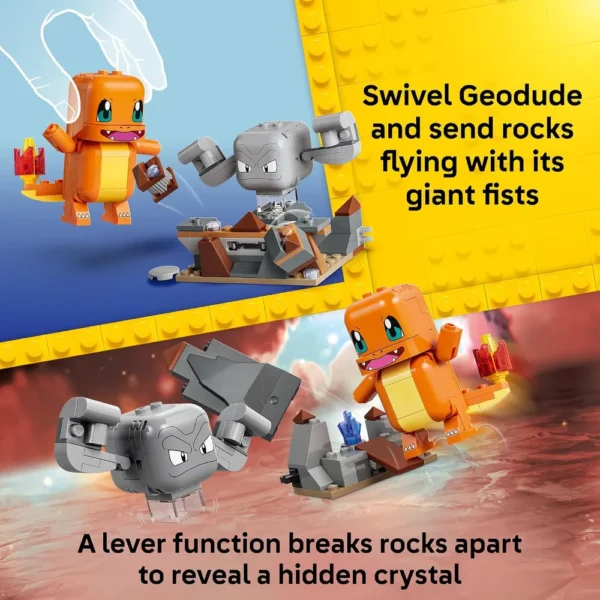 b0g2t3w536_2.webp LEGO ENFRENTAMIENTO EN LA CAVERNA DE CHARMANDER Y GEODUDE POKÉMON SMART PLAY 72157