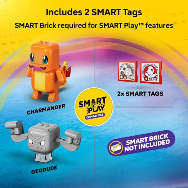 b0g2t3w536_3.webp LEGO ENFRENTAMIENTO EN LA CAVERNA DE CHARMANDER Y GEODUDE POKÉMON SMART PLAY 72157
