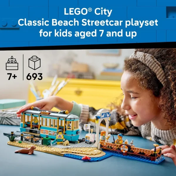 LEGO TRANVÍA CLÁSICO DE LA PLAYA CITY 60506