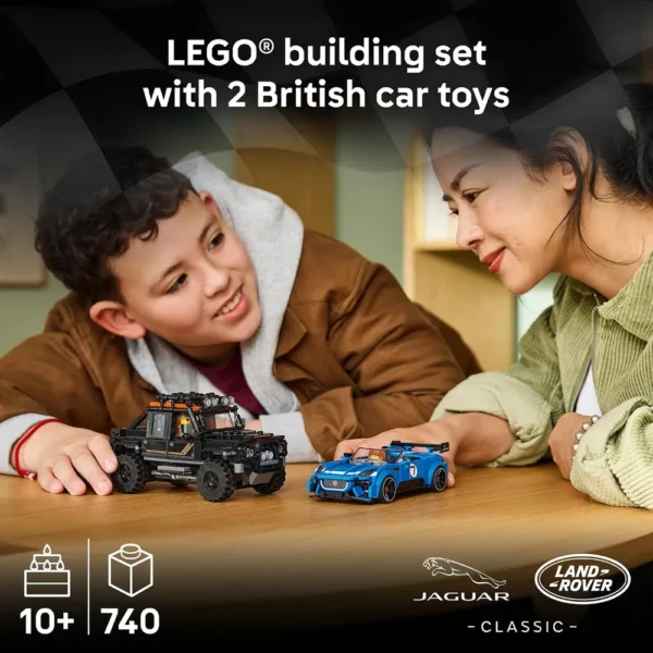 LEGO SPEED CHAMPIONS JAGUAR PROJECT 7 Y LAND ROVER DEFENDER 77264