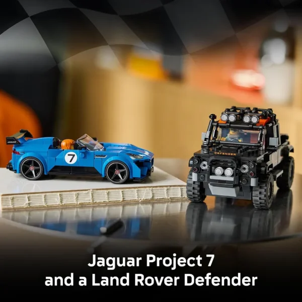 LEGO SPEED CHAMPIONS JAGUAR PROJECT 7 Y LAND ROVER DEFENDER 77264
