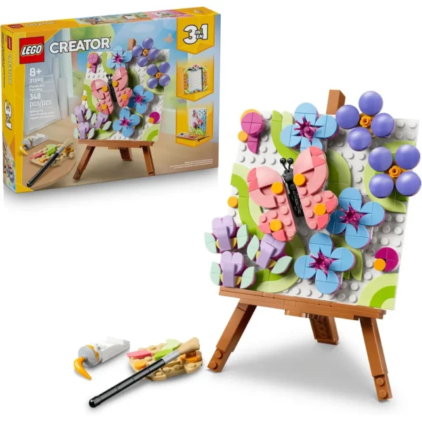 LEGO CUADRO DECORATIVO DE ARTE FLORAL CREATOR 3 IN 1 31390