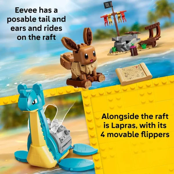 LEGO BÚSQUEDA DEL TESORO DE EEVEE Y LAPRAS POKÉMON SMART PLAY 72162