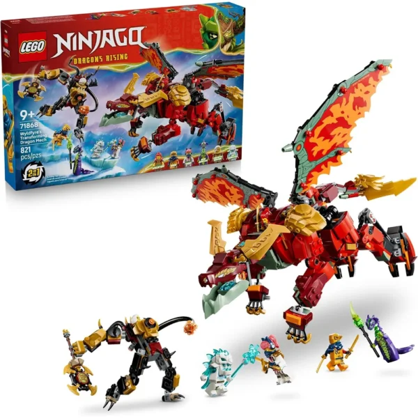 LEGO MECH DRAGÓN TRANSFORMABLE DE WYLDFYRE NINJAGO 71868