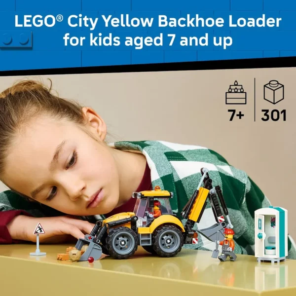 LEGO RETROEXCAVADORA AMARILLA CITY 60480