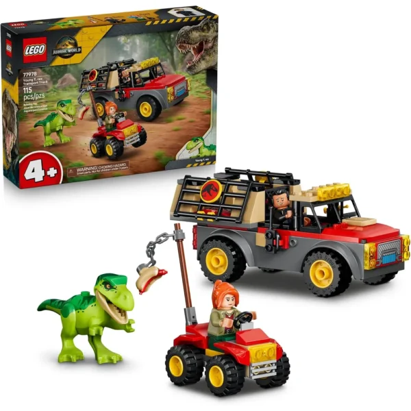 LEGO CAMIÓN DE TRANSPORTE DEL JOVEN T REX JURASSIC WORLD 77978