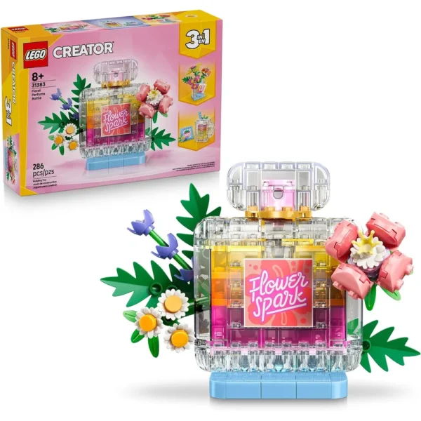 b0g2t5t2bp_0.webp LEGO BOTELLA DE PERFUME DECORATIVA FLORAL CREATOR 3 IN 1 31383